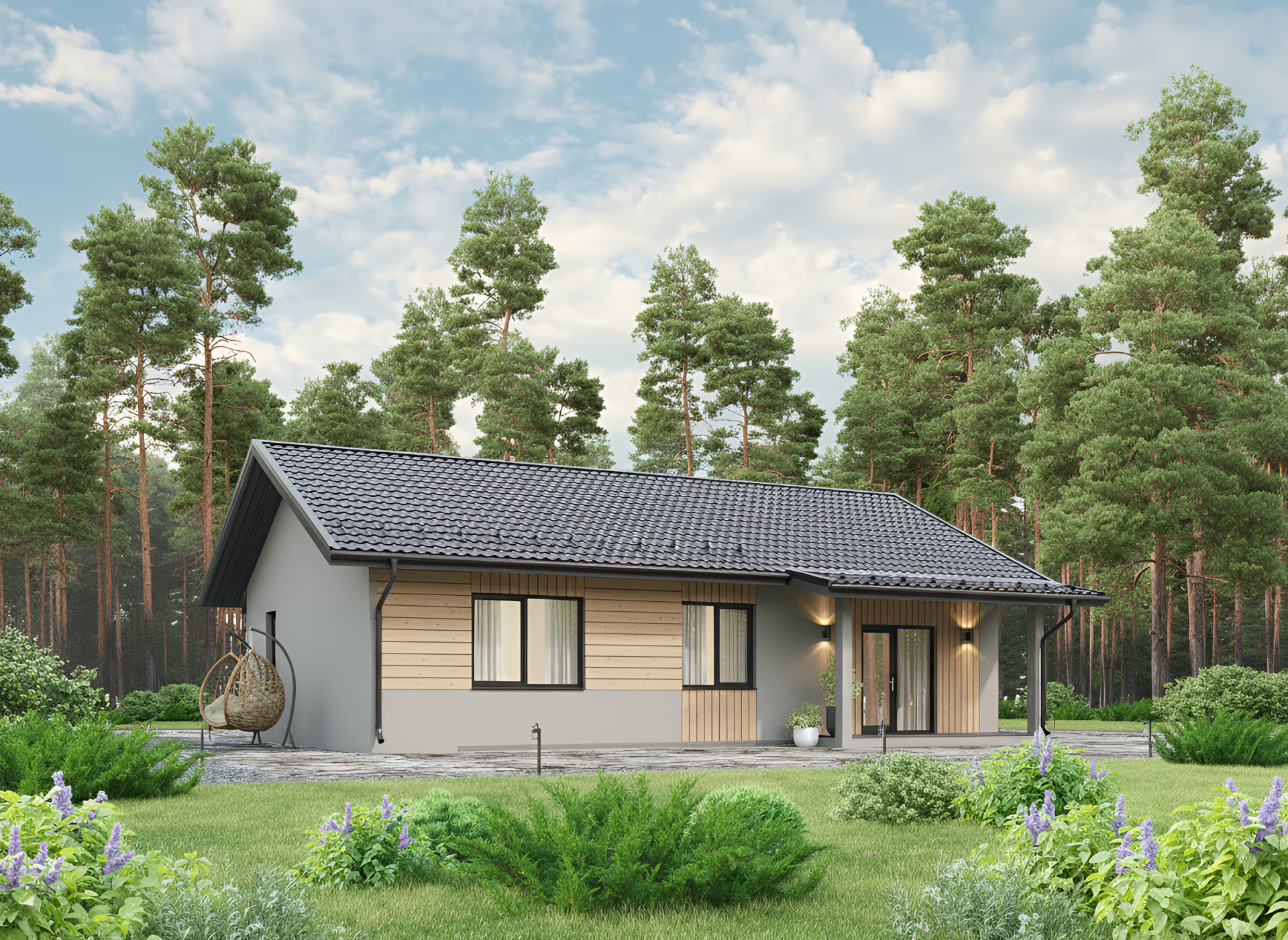 Дом одноэтажный