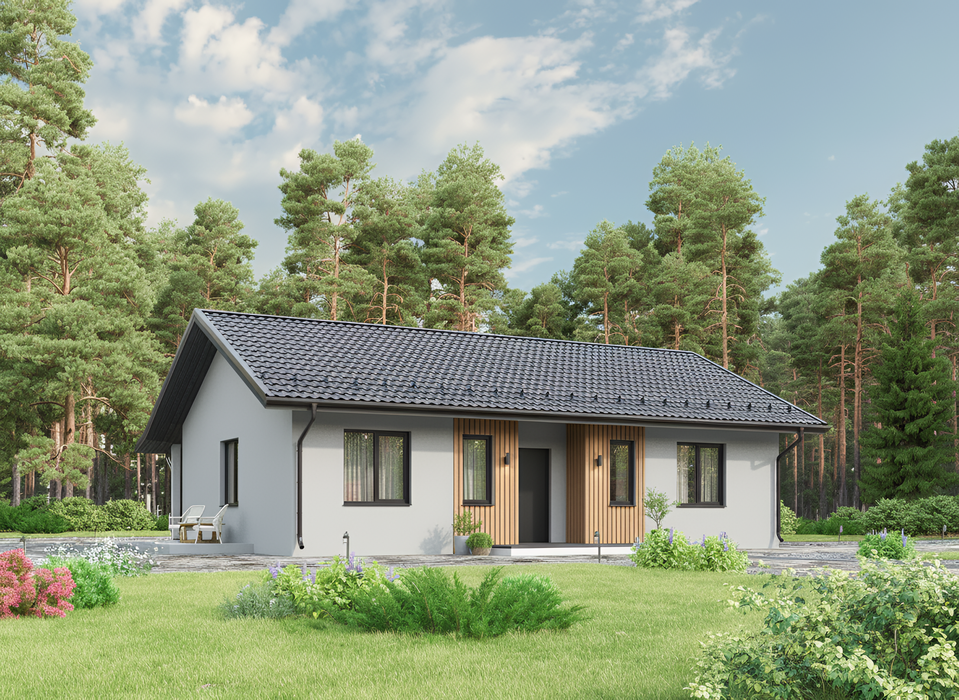 Дом одноэтажный